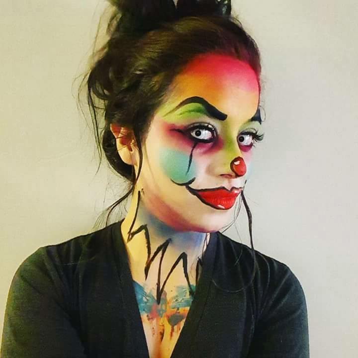 A Female painted her face with the inspiration of creature | Mandalyn Academy in American Fork UT