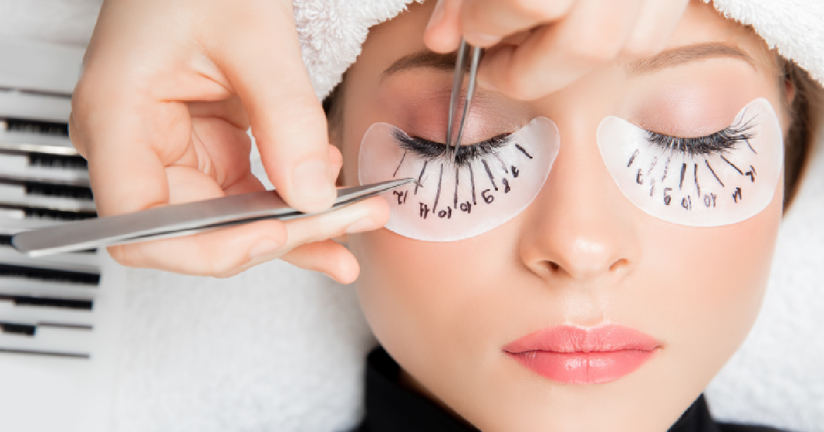 Women receiving Professional lash extensions in American Fork, UT