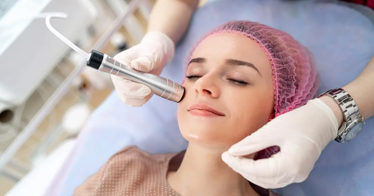 women receiving microdermabrasion treatment in american fork